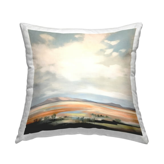 Stupell Industries Desert Dunes Landscape Decorative Printed Throw Pillow, 18 x 18