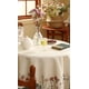 thumbnail image 3 of Mantel ISAENNE Designer de lino blanco roto, 170 cm de diámetro, 3 of 7