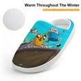 thumbnail image 4 of Adventure Time Jake The Dog Kids Slippers Boys Girls Warm Soft Memory Foam House Slippers Non-Slip Winter Home Shoes for Indoor Outdoor, 4 of 8