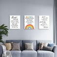 thumbnail image 6 of Mental Health Canvas Wall Art,Rainbow Grounding Technique Motivational Quote ArtworkPainting Prints Poster Ready to Hang for Counselor Therapy Office School Wall Decor Treatment Décor,12x15 Inch Y435, 6 of 6