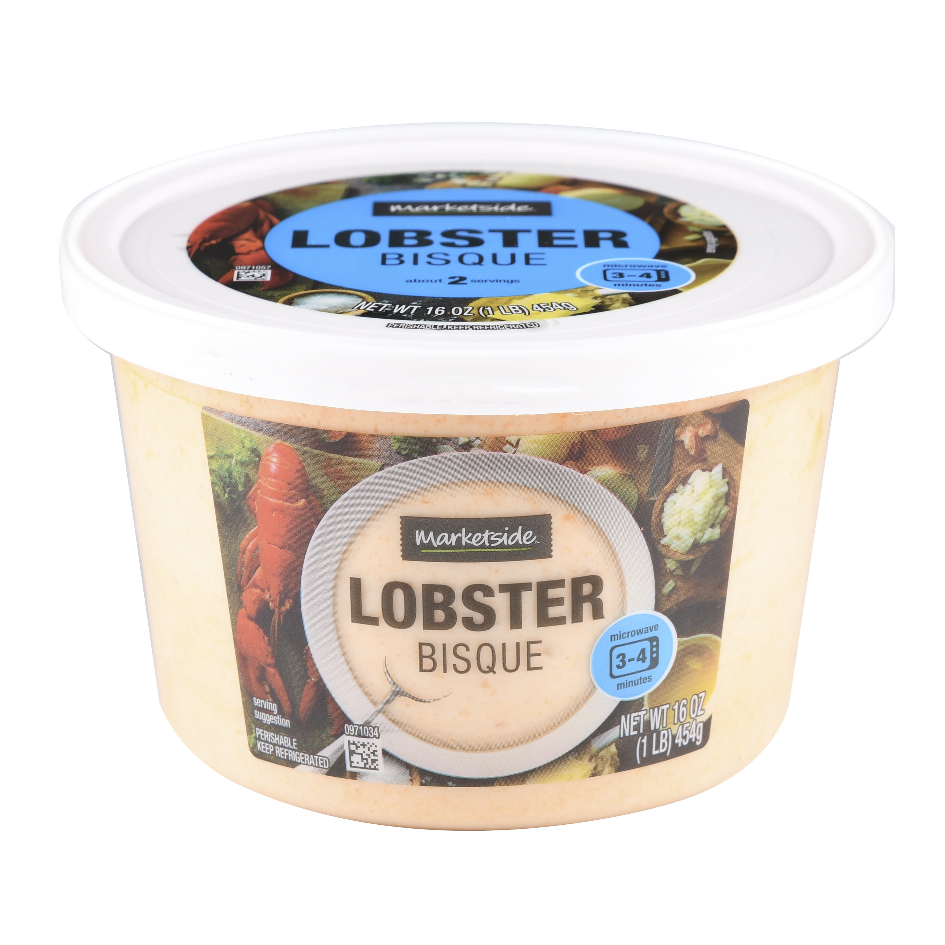 Marketside Lobster Bisque - Fresh Deli Soup, 16 oz Cup