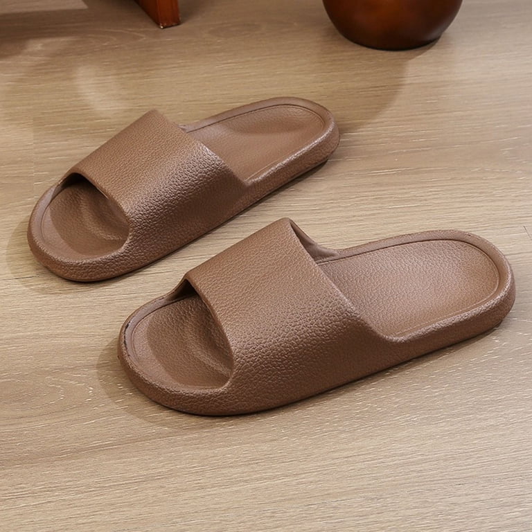 Leozcaa Slides Sandals for Women Mens Comfortable Slip On  display picture 2