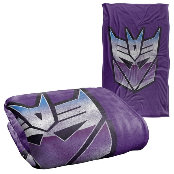 Transformers Decepticon Shine Silky Touch Super Soft Throw Blanket 36' x 58'