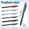 thumbnail image 3 of Retractable Black Gel Pens, Black Gel Ink Pens, Retractable Ballpoint Pens – 1 Pcs, 1.0Mm Medium Point Smooth Writing Click Pens, Plastic Writing Pens for Drawing, Writing Planner, Journaling, 3 of 9