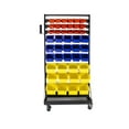 thumbnail image 4 of Erie Tools® 90 Bin Parts Storage Rack Locking Wheels for Shop Garage Nut Bolt, 4 of 4