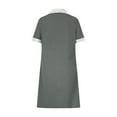 thumbnail image 5 of Penkiiy Women's Scrub Nursing Dress with Dual Pockets - Comfort Fit V-Neck Work Uniform, 5 of 6