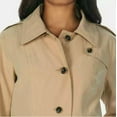 thumbnail image 3 of Pendleton Women's Trench Coat Jacket (Tan, Small), 3 of 4