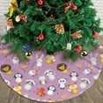 Christmas Tree Skirt, Lovely animals Plush Soft Christmas Tree