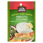Club House, mélange pour sauce sèche / assaisonnement / marinade, salade et trempette, style ranch