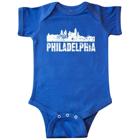 

Inktastic Philadelphia Skyline Grunge Gift Baby Boy or Baby Girl Bodysuit
