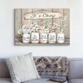 thumbnail image 3 of Floral Farmhouse Wall Art Canvas Encouraging Bible Verse On Marson Jars and Butterfly Print Wall Decor It''s Okay Inspirational Quotes Picture Framed Artwork for Bedroom Bathroom Decor 12x16 In, 3 of 6
