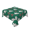 thumbnail image 2 of Wukai Gingerbread Snowman Cookies Waterproof Tablecloth for Kitchen Dining, Fits Square Tables for 2-4 Seats -60"x60", 2 of 7