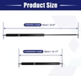 thumbnail image 2 of Unique Bargains 2 Pcs 630mm x 300N Universal Joint Car Gas Struts Strut Spring for Car Trailer Truck, 2 of 7