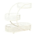 thumbnail image 2 of Cesta de frutas y soporte para frutero, un organizador resistente de 3 niveles para almacenar frutas Blanco, 2 of 9