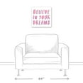 thumbnail image 3 of Creative Products Believe in your dreams 16x16 Canvas Wall Art, 3 of 5