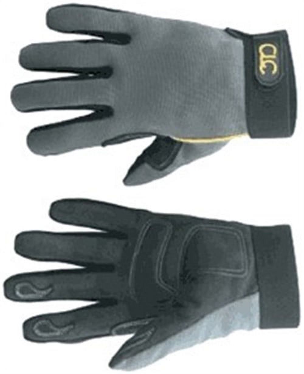 Custom Leathercraft Work Gloves, Black and Gray Large Handyman Gloves - image 2 of 2