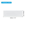 thumbnail image 2 of Pc Keyboard Cover Skin Silicone Desktop Keyboard Skin 17.3"x5.5" Clear, 2 of 5