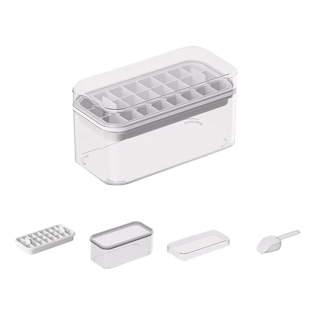 TIMIFIS Ice Tray Beer Ice Tray Large Capacity Ice Storage Box Ice Tray with Lid Kitchen Gadgets