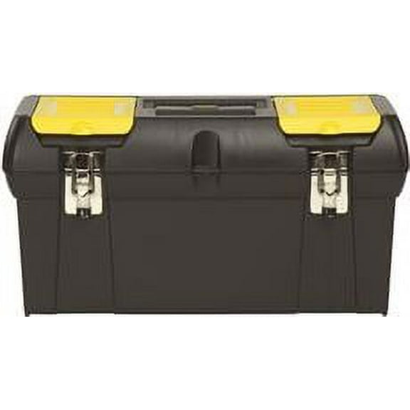 Stanley Series 2000 Metal Latch Tool Box With Tote Tray, 24 In.