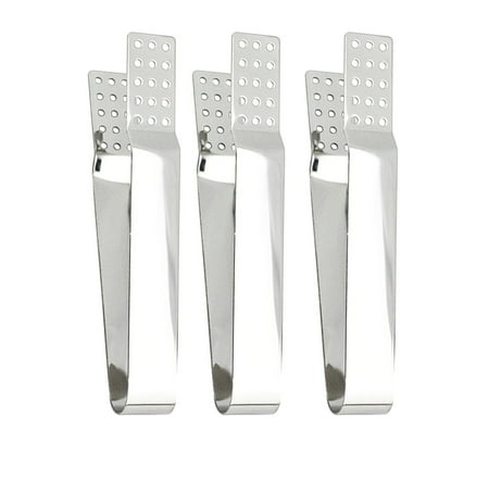 

3pcs Stainless Steel Tea Bag Tongs Heat Resistant Food Clamp Tong Multi-function Tea Bag Tong Squeezer Mini Food Tong for Home Te