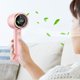 thumbnail image 5 of Fiudx Ofertas flash del día Ventilador pequeño ajustable de 100 velocidades con soporte para teléfono móvil Ventilador con pantalla digital inteligente Ventilador de 4000 MAh con ventilador turbo bas, 5 of 7