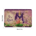 thumbnail image 3 of Qocolhg Easter Welcome Door Mat Bunny/Egg Spring Floor Mat Indoor Outdoor Entrance Bathroom Door Mat Non-Slip Washable Home Party Decorations 19.7x31.5 Inch, Easter Clearance, 3 of 6
