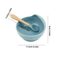 thumbnail image 3 of Huayishang Tableware Special Bowl For Children To Learn To Eat Certificated Baby Silicone Bowl Dessert Feeding Plate Silicone Suction Bowl For Baby Tableware Set With Spoon…, 3 of 9