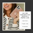 thumbnail image 4 of WALLI Cases for iPhone 12/12 Pro Case Aesthetic Wallet Phone Case Card Holder, Securely Holds up to 2 Cards - Cute, Trendy Phone Cover for Women, fits iPhone 12/12 Pro, with Kickstand & Finger Strap, 4 of 7