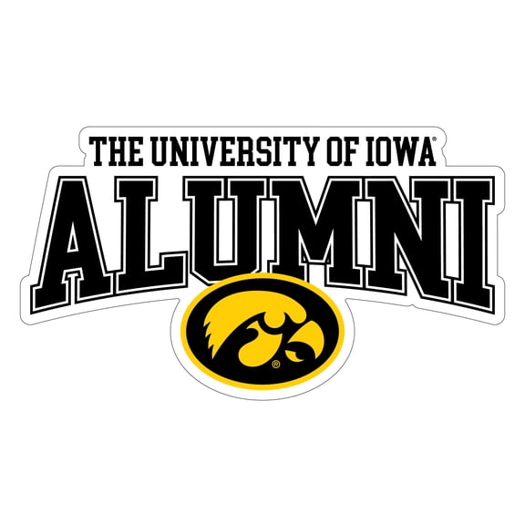 Iowa Hawkeyes Laser Cut Alumni Vinyl Sticker - Officially Licensed (3-Inch)