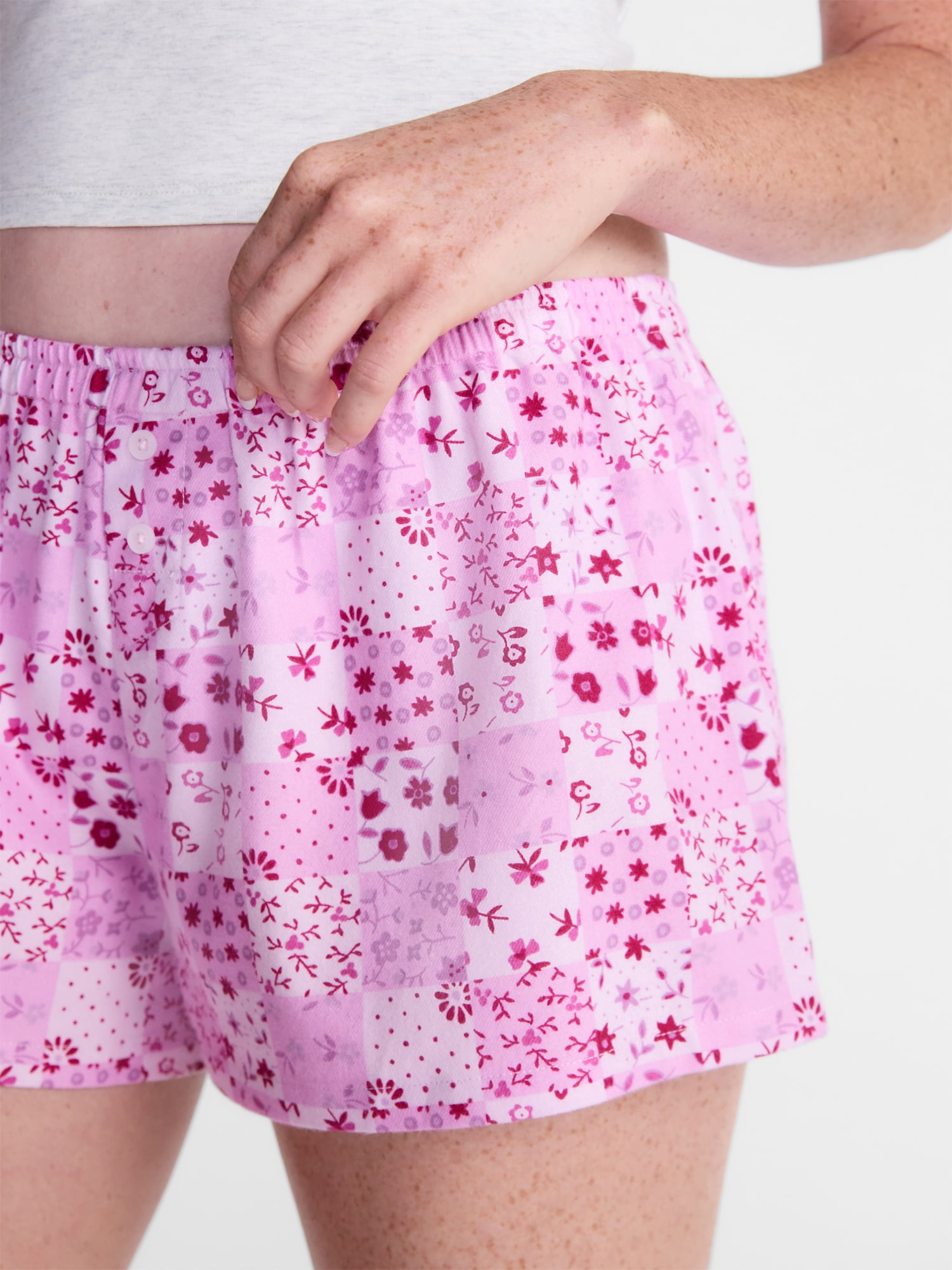 No Boundaries Sleep Boxer Shorts, Women's XS-XXL