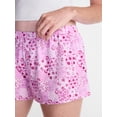 thumbnail image 4 of No Boundaries Sleep Boxer Shorts, Women's XS-XXL, 4 of 5