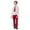 Wine, variant on Boys' 3-piece Formal Suit Set, Includes Dress Shirt with Tie & Dress Pants for Special Occasions