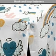 thumbnail image 4 of Cartoon Dog Crate Cover, Winged Heart Meteor Rainbow Clouds Shooting Stars Cactus Love Theme Doodle, Easy to Use Pet Kennel Cover for Medium Large Dogs, 35" x 23" x 27", Multicolor, by Ambesonne, 4 of 6