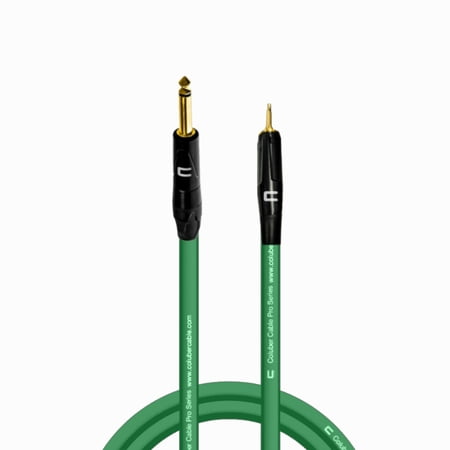 Coluber Cable 1/4" TS Male to 3.5 TS Male - Pro 3-Pin Microphone Connector
