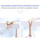 thumbnail image 5 of Pulsera Con Colgante De Estrella De Cristal Y Control Deslizante Ajustable Para Mujer Pulsera Elegante Regalo De Amistad Y San Valentín Inevent AP007006-00, 5 of 6