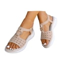 thumbnail image 3 of Women's Hollow Out Breathable Sport Sandals Casual Summer Walking Shoes with Soft Cushion Insole Comfortable Fashion Sneaker Sandals, 3 of 9