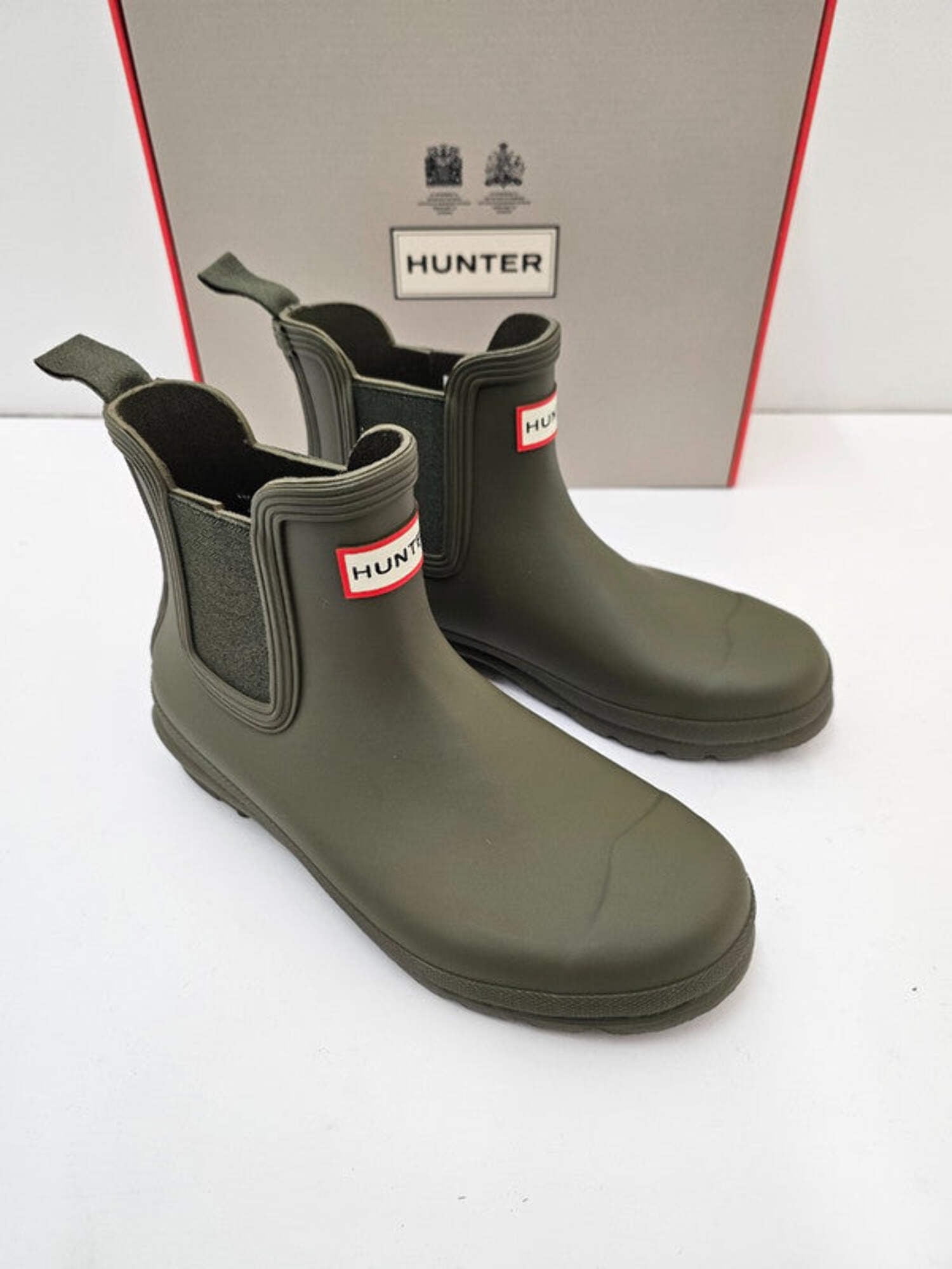 Hunter Women's Original Chelsea Boots Olive Leaf WFS2078RMA OVL