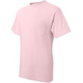 thumbnail image 3 of Hanes Beefy-T Men`s Pocket T-Shirt, 2XL, Pale Pink, 3 of 6