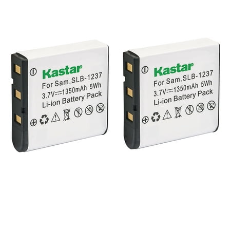 Kastar Battery 2-Pack Replacement for Samsung SLB-1237 Battery Samsung Digimax L55 Digimax L55W Digimax L85 Digital Cameras