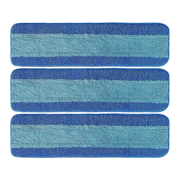 Liquidation! Hilingoto Brosse de Nettoyage, Convient à la Tête de Rechange de Chiffon de Vadrouille Bona 3 Pcs, Lot de 3 Tampons de Vadrouille en Microfibre pour Vadrouille pour Nettoyant de Plancher de Bois Franc 9.4X5.5X2Inch Vente de Noël