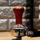 thumbnail image 1 of de espresso de maciza Base de material acero inoxidable Espresso Tamper de para en polvo Maker 51 mm perfecl sabotaje de café expreso, 1 of 7