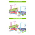 thumbnail image 4 of Injueey El soporte de PP para perchas de ropa organiza el armario con facilidad y práctico almacenamiento de perchas de ropa rosa 2Conjunto, 4 of 4
