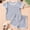 Blue, variant on Kids Boy Outfit Set Solid T-Shirt And Shorts Set Crew Neck Summer Clothing Baby Boy Outfits 3-4 Years Cute Boy Clothing