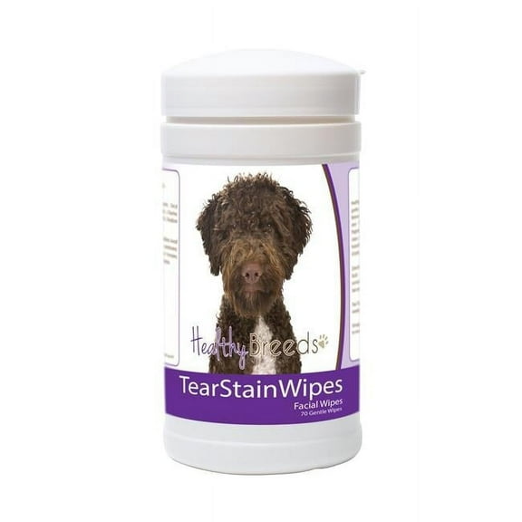 Healthy Breeds 840235176770 Lagotti Romagnoli Tear Stain Wipes - 70 Count