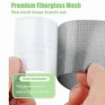 thumbnail image 3 of Screen Patch Repair Kit Window Repair Tape Fiberglass Covering Mesh Tool 5*200Cm, 3 of 6