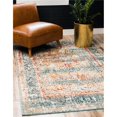 thumbnail image 1 of Unique Loom 3142374 4 x 6 ft. Gondola Rosso Rectangular Rug, Blue, 1 of 1
