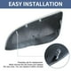 thumbnail image 4 of Reemplazo de tapa de espejo lateral derecho ABS blanca para pasajero único de Unique Bargains para Toyota 4RUNNER 2013-2023, cubierta de guardia de espejo No. 8791542160A0, 4 of 7