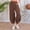 Coffee, variant on Harem Pants Women Boho Elephant Pants High Waisted Hippie Clothes Button Down Pants With Loose Waistband Pockets for Yoga XXL