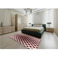 thumbnail image 5 of Ahgly Company Machine Washable Indoor Square Transitional Pink Area Rugs, 7' Square, 5 of 7