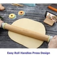 thumbnail image 2 of Rollo Geesta de madera ajustable con 5 anillos de grosor, 2 of 8